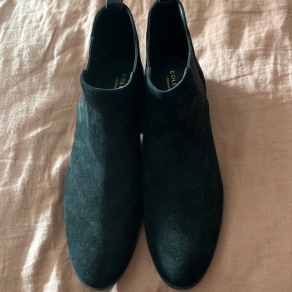 Cole Haan black suede women’s boots